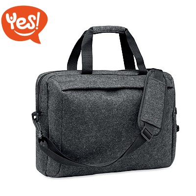 Borsa a tracolla ecologica porta laptop