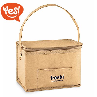 Borsa frigo in carta per 6 lattine