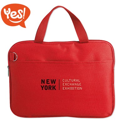 Borsa portadocumenti con manici corti