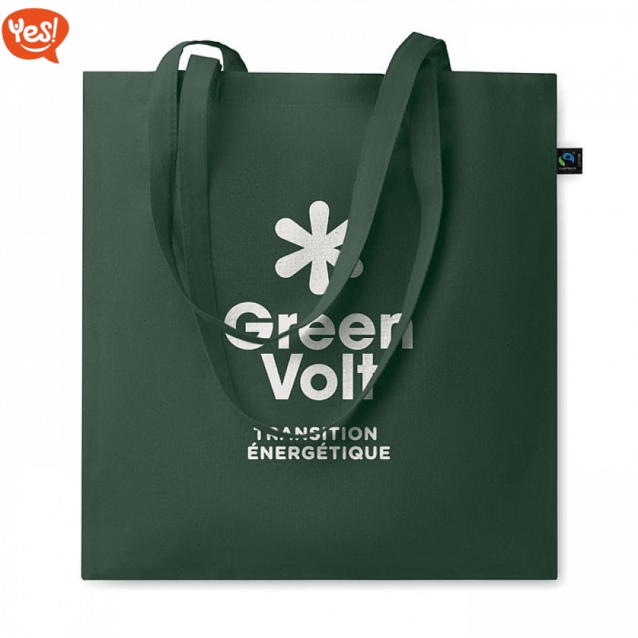 Borsa shopping in cotone equosolidale Logo Personalizzato Da 2 54