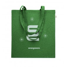 Borsa shopping in cotone riciclato colorato