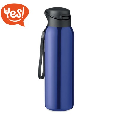 Bottiglia in acciaio con cannuccia