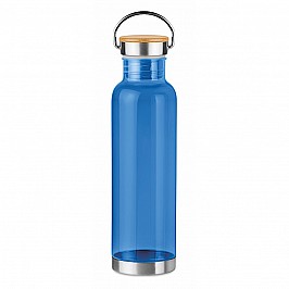 Bottiglia in tritan da 800 ml con tappo in acciaio e bamboo