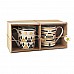 Set 2 tazze di ceramica in confezione regalo Set 2 tazze di ceramica in confezione regalo