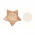 Candela con base in legno personalizzabile