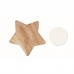 Candela con base in legno personalizzabile