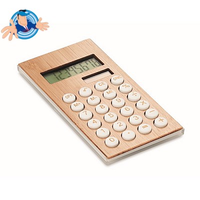 Calcolatrice in bambù personalizzabile