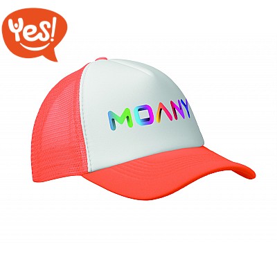 Cappello bicolore a rete da camionista