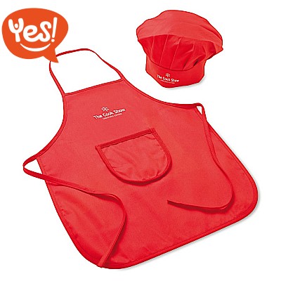 Cappello e grembiule da cucina