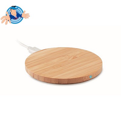 Caricabatterie in bamboo wireless