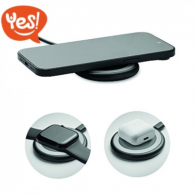 Caricabatterie magnetico per smartwatch e smartphone