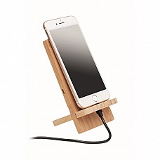 Caricabatterie wireless con stand per smartphone