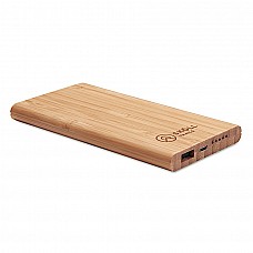 Caricatore e Power bank in bamboo