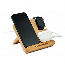 Caricatore wireless con supporto per smartphone e smartwatch