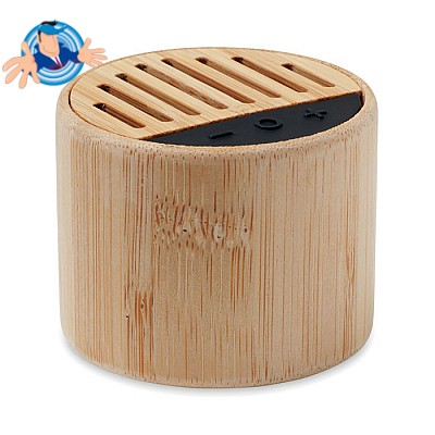 Cassa speaker bluetooth in bambù