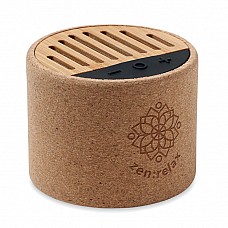 Cassa speaker wireless in sughero