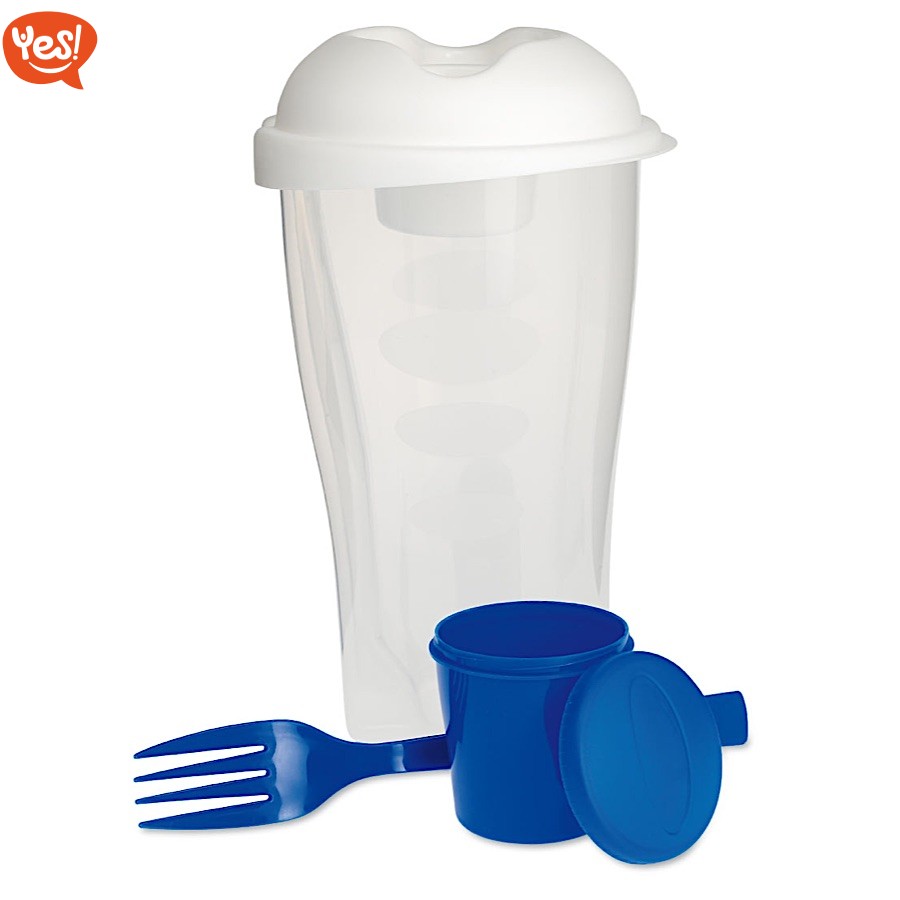 Bicchieri Per Insalata Portatili - 2 Pezzi Con Forchetta E Contenitore, Senza BPA - Foto 3