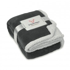 Coperta in pile e sherpa