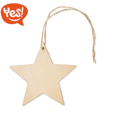 Decorazione di Natale Stella in MDF