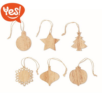 Decorazioni natalizie in legno