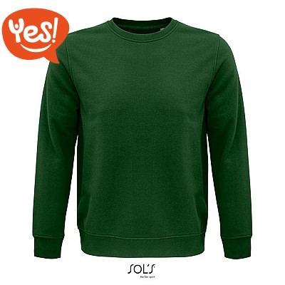 Felpa unisex girocollo ecologica