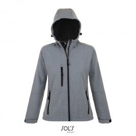 Giacca Softshell da donna con cappuccio