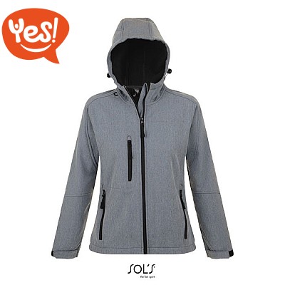 Giacca Softshell da donna con cappuccio