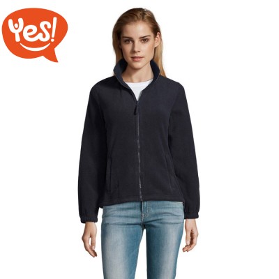 Giacca in pile personalizzabile da donna
