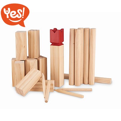 Gioco del lancio Kubb in legno