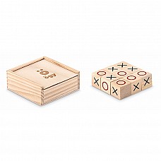 Gioco del tris in legno