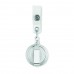 Portabadge con clip di metallo