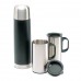 Thermos e due tazze in metallo