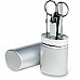 Set manicure 4 pezzi in tubo di alluminio