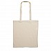 Borsa shopping in cotone colore beige