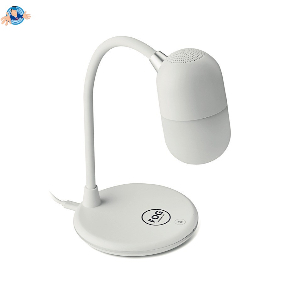 Lampada da scrivania e speaker Bluetooth, Logo Personalizzato
