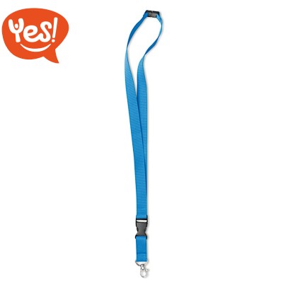 Lanyard con moschettone