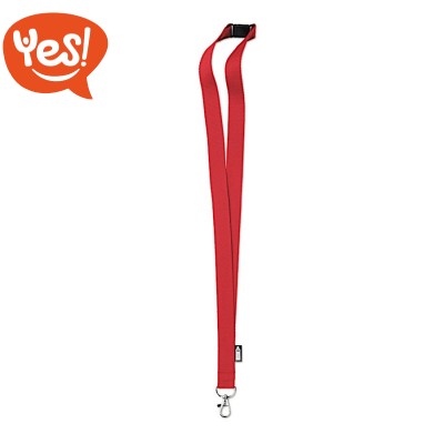 Lanyard in plastica riciclata