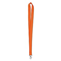 Lanyard in poliestere con gancio in metallo