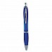 Penna a sfera con rifiniture in silver e refill blu