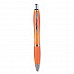 Penna a sfera con rifiniture in silver e refill blu