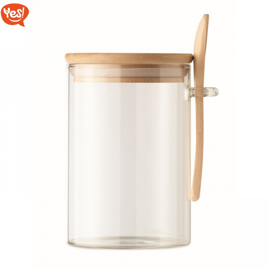 Barattolo Da Cucina Bormioli Naturalmente Con Tappo In Sughero - Capacità 75 Cl, Colore Giallo | Eco-compatibile - Foto 6