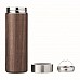 Thermos in acciaio e legno con infusore