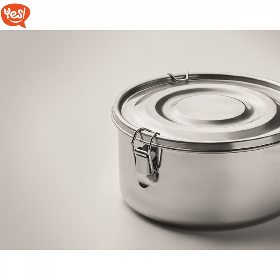 BOX9 Set Da 5 Contenitori Portapranzo In Acciaio Inox Con Coperchio, A Prova Di Perdite, Impilabili, Per Alimenti, Snack E Pasti