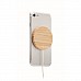 Caricatore magnetico wireless in bambù con supporto per smartphone Caricatore magnetico wireless in bambù con supporto per smartphone