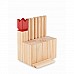 Gioco del lancio Kubb in legno