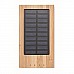 Power Bank ad energia solare in legno