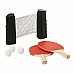 Set da ping pong con rete estensibile
