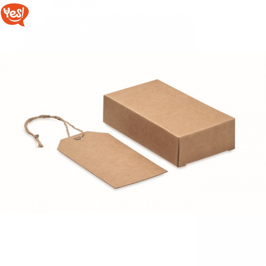 1000 Pezzi 7x4cm Etichette Regalo Vuote Con Cordino, Cartellini