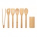 Set utensili da cucina in bambù con contenitore