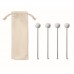 Set stirrer da cocktail in acciaio